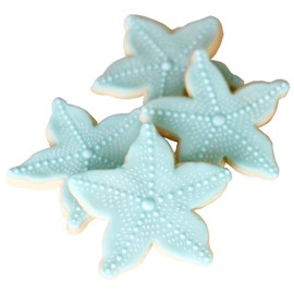 ½ Dz. Mermaid and Starfish Cookies Birthdays, Sea Fun, Showers, Tons of Mermaid fun! Birthday Party Themed Favors or Gift!