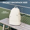 wassdins Pickleball Backpack for Women Men, Gym Bag with Shoe