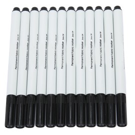 12pcs Disappearing Ink Pen Write Smoothly DIY Lightweight Water Erasable Fabric Marking Pen for Cotton Polyester Sewing