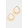 SHASHI Women's St. Germain Hoops, Gold, One Size