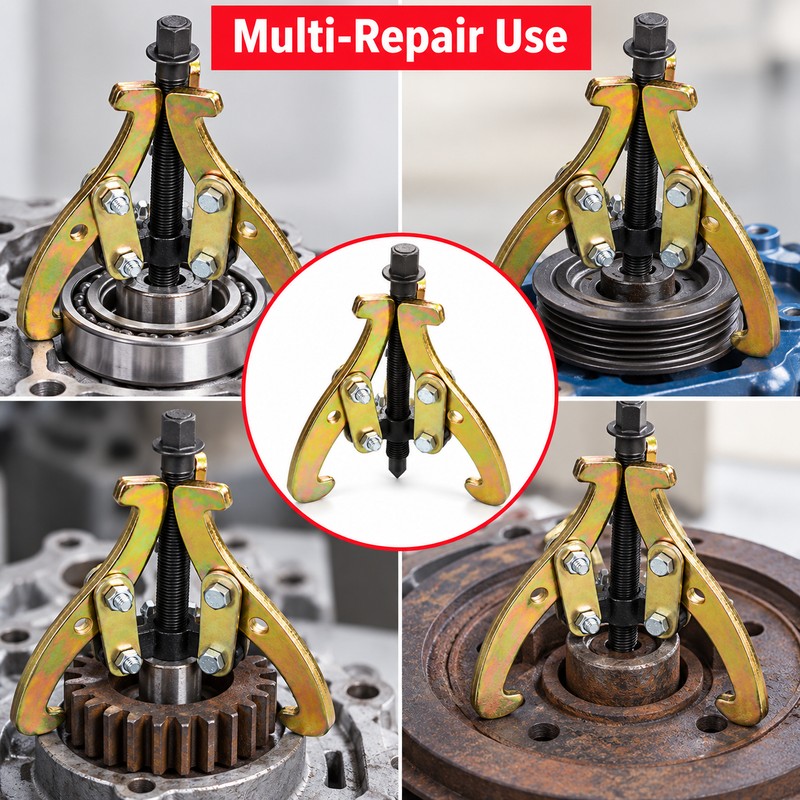 3-Inch Bearing Puller for Automotive Repair – 2-Jaw/3-Jaw High Carbon