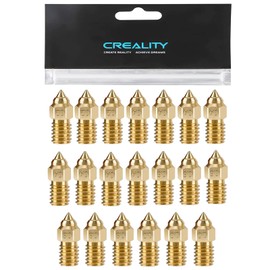 KOYOFEI 20PCS Brass Nozzles for Ender 3 V3 SE, 3D Printer Parts 8PCS 0.4mm, 3PCS 0.2mm, 0.6mm, 0.8mm, 1.0mm Brass Nozzle Kit for Creality Ender 5 S1, Ender 7