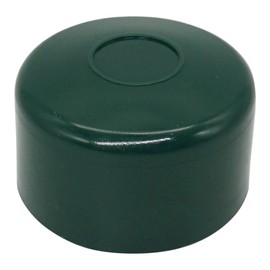 SKIR'CO RAL 6005 Fence Post Caps Round 51 mm Green Plastic Caps for Round Fence Posts Fence Post Covers Moss Green (Pack of 30)