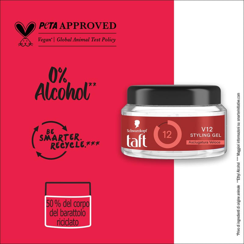 Hair Gel V12 Power 250 Ml