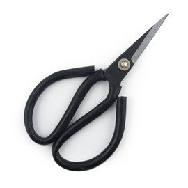 HAND® Small Cast Iron Heavy Duty Fabric/Garden/Wire Scissors, Black, 6.5" (16.5 cm)