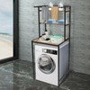 LYNICESHOP 3-Tier Washer Dryer Storage Shelf, Space Saving Laundry Room