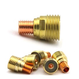 WeldingCity 5-pk Gas Lens Collet Body 45V43 (1/16") for TIG Welding Torch 9, 20 and 25 Series in Weldcraft Lincoln Miller ESAB Weldcraft CK (5 Each/Pack)