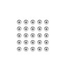 sourcing map Precision Balls 6.5mm Solid Chrome Steel G10 for