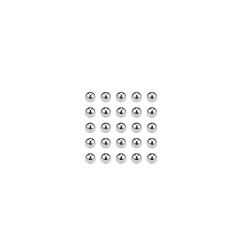 sourcing map Precision Balls 6.5mm Solid Chrome Steel G10 for