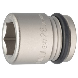 TONE Impact Socket 6NV-28 Insertion Angle 0.7 inch (19.0 mm) (3/4 inch), Double Side Width 1.1 inches (28 mm)