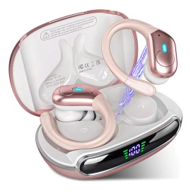 Mertto Auriculares Deportivos Inalmbricos Bluetooth Anc De 75 Horas,650 Mah, Bluetooth 5.3, Cancelacin De Ruido Enc, Pantalla Led, Resistencia Al...  