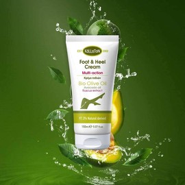 Kalliston, Organic Olive Oil Foot & Heel Cream, Made in Ancient Crete, Greece, 5.07 oz Each, Pack of 2