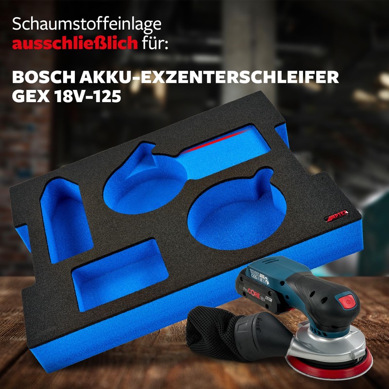 APTEX Foam Insert Suitable for Bosch Cordless Random Orbital Sander