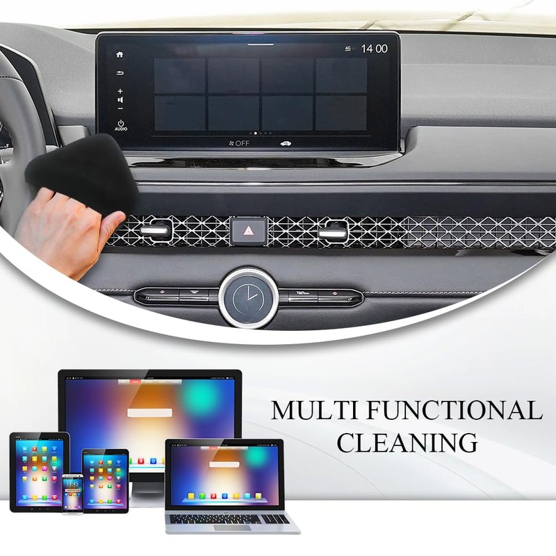 QZTYTY Car Screen Cleaner, Car Cloth Cleaner, Square Microfiber Auto