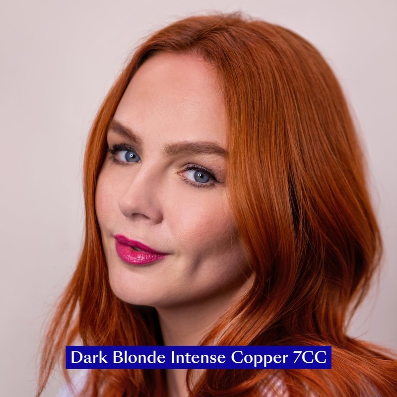eSalon Permanent Hair Colour Set in Dark Blonde Intense Copper