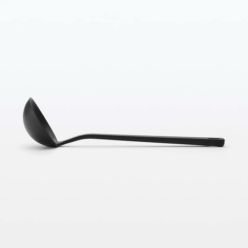Muji 44594933 Ladle, Black, Length 11.4 inches (29 cm), Nylon