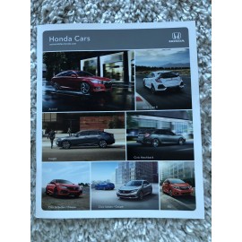 2019 HONDA FULL-LINE CARS 28-page ACCORD CIVIC INSIGHT FIT Orig. Sales Brochure
