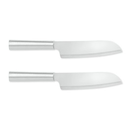 RADA Cook’s Knife – Stainless Steel Blade With Brushed Aluminum Handle Made in USA, 10-7/8 Inches, Pack of 2