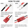 YQQZQ Plug Connectors Tool Compatible with Anderson Style,10Pcs 50 AMP