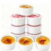 Mfacoy Ramekins with Lids Set of 6, 8 oz Porcelain