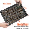 WELIDAY Miniature Storage Case for Collectibles, Miniature Display Cases with