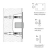 MOCAVI Ring 186 Doorbell Anthracite Quality Bell Plate with Stainless