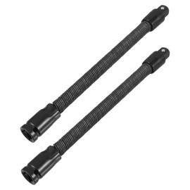 BUGUUYO 2pcs Flexible Wrench Sleeve Extension Rods Bendable Socket Extension Bar for High Strength Tools Flex Shaft for Enhanced Transmission Efficiency and Shock Absorption