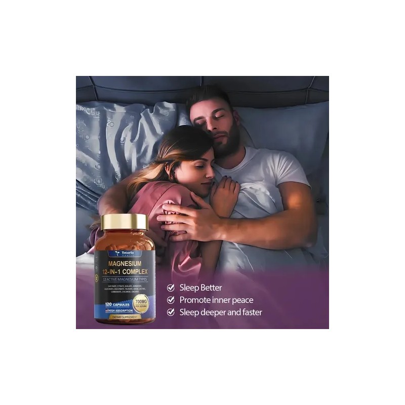 2pcstotaria Complejo Magnesio 700mg Usa Sabor