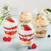 Zezzxu 50 Pack 10 oz Clear Plastic Dessert Cups with