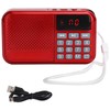 K-89 Multifunction Portable FM Radio USB Audio Player Support Memory