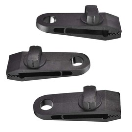 DMZK 6 PCS Tarp Clip Awning Clamps Camping Tent Clip Tent Accessories for Camping, Tarps, Caravan, Garden Shade Cloth, Black