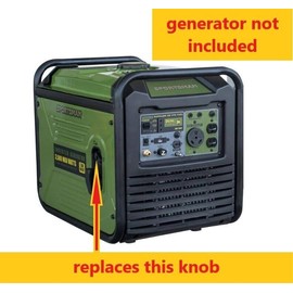 Compatible replacement knob for Sportsman GEN3500DFI - 3500 surge and 3000 rated watts inverter generator for the Off-Choke-Run switch selector and compatible screw - new 3d printed part