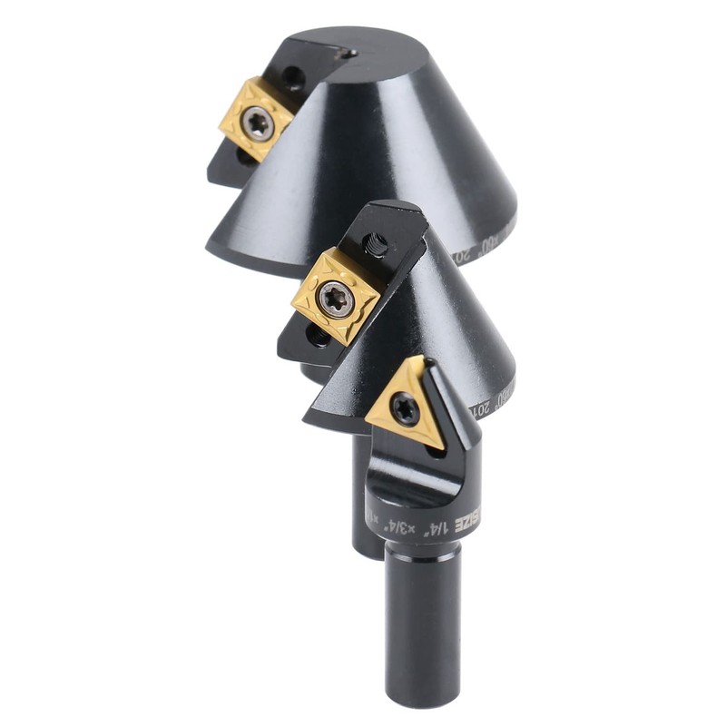 Accusize Industrial Tools 1/4'', 1/2'' and 1-1/4'' 60 Degree Indexable