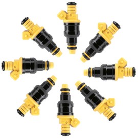 SCITOO Fuel Injectors Automotive Engine 4 Holes 8Pcs Replacement For Ford For Bronco 1990-1996,For Ford For Crown Victoria 1992-1997,For Mercury For Grand Marquis 1992-1997