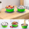 CTForest Set of 3 Portable Camping Foldable Bowls, Reusable Collapsible