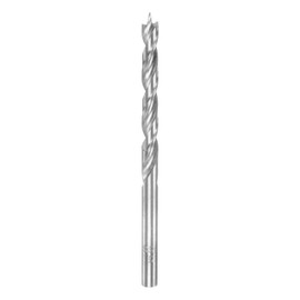 HARFINGTON Brad Point Drill Bit 5mm(13/64") Dia Straight Round Shank Drill Metric Brad Point Spiral Twist Drill Bits for Carpenter Woodworking Plastic Rubber