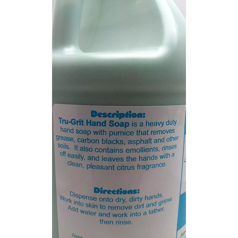 Soap-Pro Product #60117 Tru-Grit Hand Soap - 1 gal. w/soap