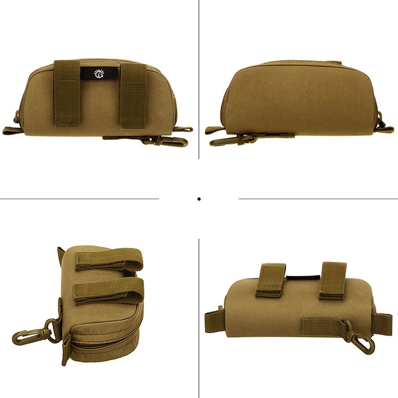 HUNTVP Eyeglasses Hard Case Tactical Molle Zipper Sunglasses Carrying Case