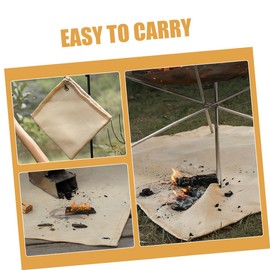 Operitacx Feuermatte schwer isoliert strapazierfähige Schweißdecke Campingdecken Schutz outdoor decke outdoor blanket Schweißdecke für Raucher Schweißen feuerfeste Decke Glasfasergewebe