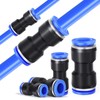 8mm Tube OD Push to Connect Fitting, Straight Pneumatic Connector,