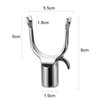 1 Piece U-Shaped Metal Utility Hook for Closet Pole Metal