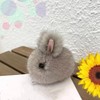 ELVRLA Super Cute Soft Round Rabbit Bunny Keychain Plush Rabbit