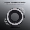 K&F Concept EF to EOS M Mount Adapter Auto Focus