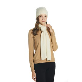 EURKEA 100% Cashmere Winter Scarf in Solid Colors with Gift Box for Women, Warm & Soft & Lightweight, Gift Ready