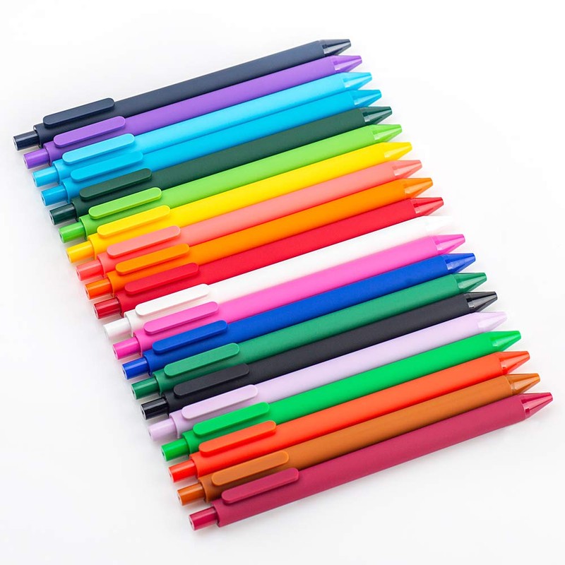 KACO Soft Touch Retractable Gel Ink Pens 0.5mm Fine Point