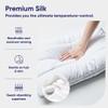 Vesta LimeZen Silk-Layered Ultra Thin Pillow, Slim and Flat Design