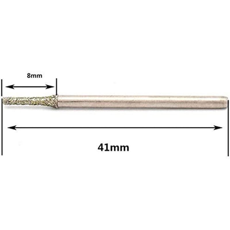 0.5mm Drill Bits Emery Drilling Needle Glass Tile Jewellery Hole