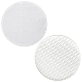 Potchen 2 Pack 12" Floor Machine Pads Compatible with Oreck Commercial 550MC Orbiter Scrubber Machine, Microfiber Carpet Bonnet, Floor Buffer Pad for Deep Cleaning Tile (Bonnet & Buffer)