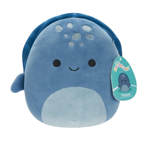 Squishmallows Original 7.5-Inch Truman the Navy Blue Leatherback Turtle -