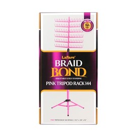 Laflare Standing Braid Hair Organizer – 144 Pegs Hair Extension Holder, Divider & Display Stand for Hair Braiding, Height Adjustable Rack, Easy to Assemble